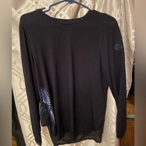 Women’s Harley Davidson boat neck long sleeve tunic XL